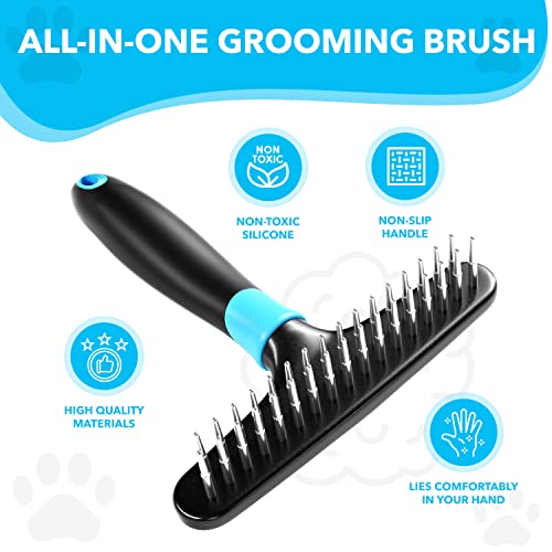 Dog rake deshedding dematting Brush Comb Undercoat rake for Dogs
