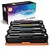 INK E-SALE Remanufactured Toner Cartridge Replacement for HP 128A CE320A CE321A CE322A CE323A Canon 116 Black Cyan Magenta Yellow Toner Set for HP LaserJet CP1525n CP1525nw CM1415fn CM1415fnw Printer