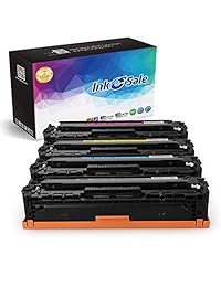 e-sale Sustitución de tinta para HP 128 A (CE320 A) Toner Cartridge para su uso con HP LaserJet CP1525 N, CP1525NW, CM1415FN, CM1415FNW Series Printer, 4 Pack (Negro, Cian, Magenta, amarillo)