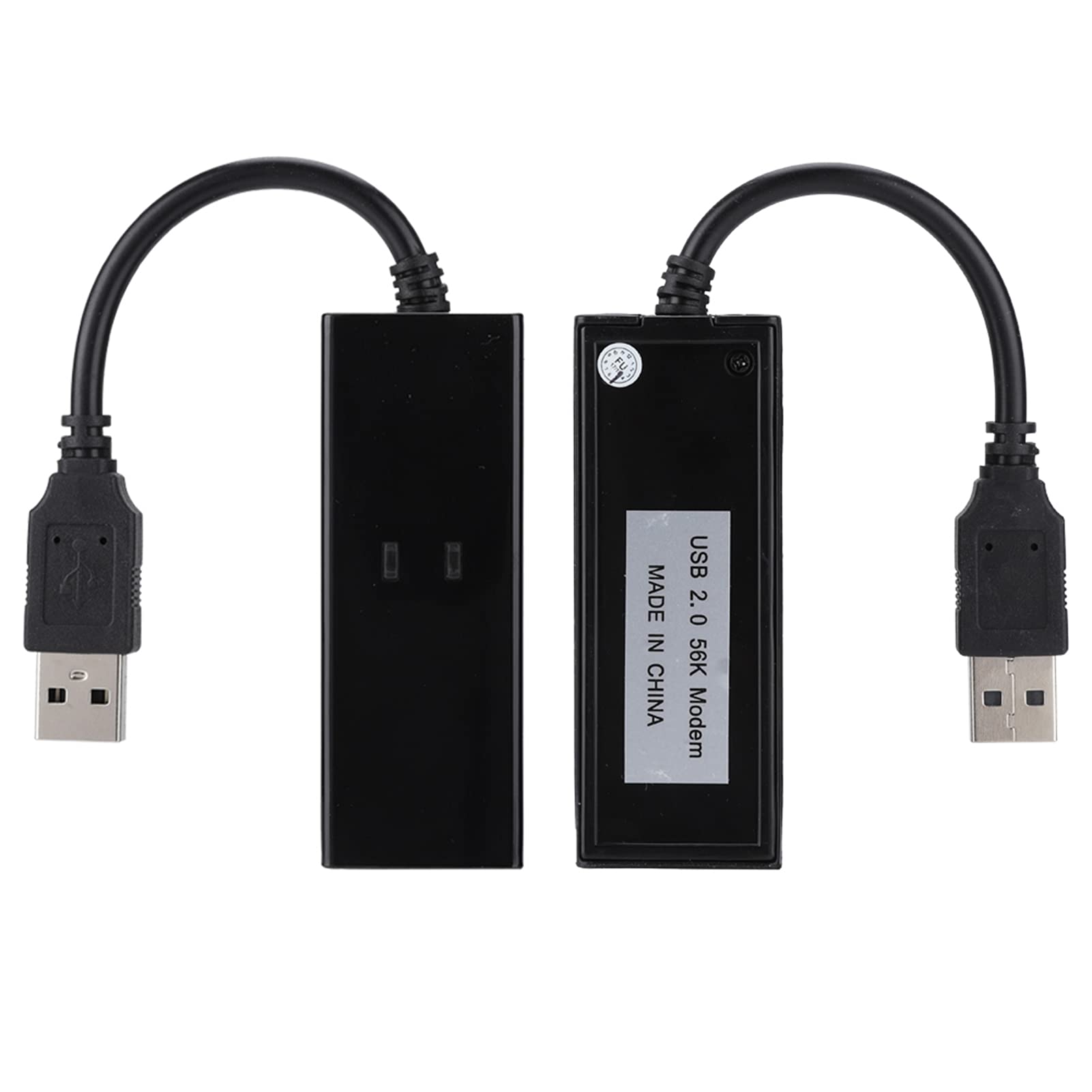 VBESTLIFE USB 56K External Dial Up Voice Fax Data Modem Quick Connect, Caller ID, Fast Internet Connectivity, Supports 7, Small Size, Easy to Carry