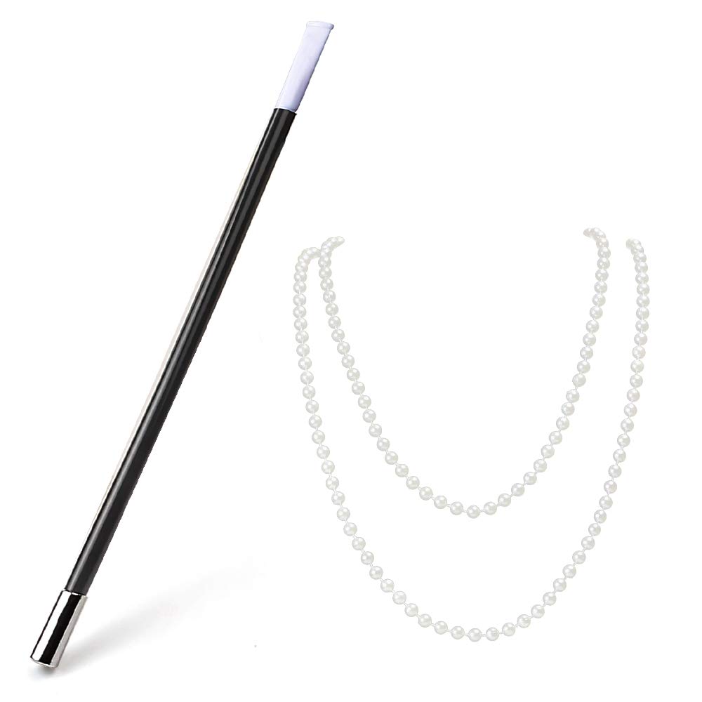 Zigarettenspitze Great Gatsby Zubeh/&ouml;r f/&uuml;r Frauen Beelittle 1922er Jahre Zubeh/&ouml;r Set Flapper Stirnband Halskette Handschuhe