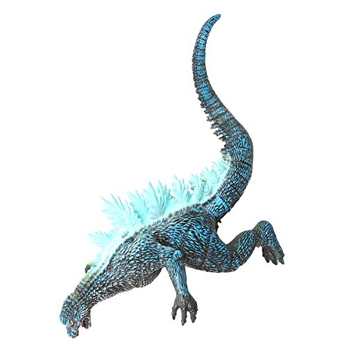rainbow yuango Godzilla 14" 13" 7" Standing Gojirasaurus Dinosaur Model Action Figure Toy Soft Vinyl Plastic Dino Movie Monster Series for Kids(Blue)