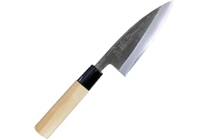 Tsurugi Kenshin Ajikiri Knife 120mm Magnolia Handle