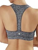 Yoga Reflex Women's Racerback Workout Removable Pads Yoga Sports Bras