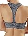 Yoga Reflex Women's Racerback Workout Removable Pads Yoga Sports Bras