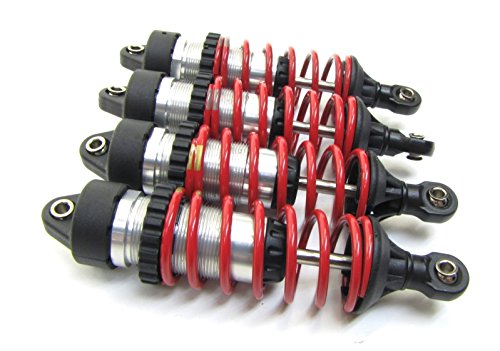 1/10 BRUSHLESS E-REVO 2.0 VXL SHOCKS (DAMPERS, SPRINGS ASSEMBLED TRAXXAS 86086-4