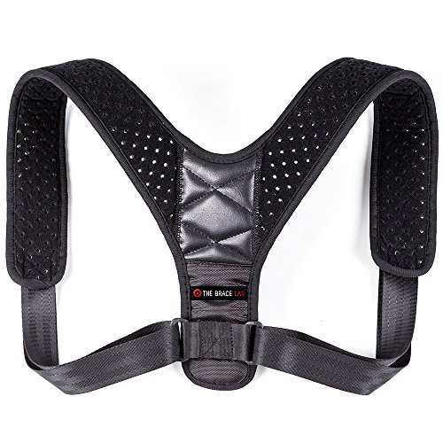 Comfort Posture Corrector Back Brace for Women & Men - Clavicle & Shoulder Support Braces - Slouch & Hunchback Correction and Lower Back & Neck Pain Relief with Armpit Protectors - Medium