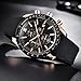 BENYAR Mens Watch Quartz Wrist Watches for Men Fashion Waterproof Casual Business Sports Silicone Chronograph Men Watch