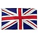 Online Stores United Kingdom Printed Polyester Flag, 3 by 5-Feet