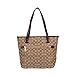 Coach Outline Signature Zip Top Tote Shoulder Bag