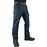 LAPG Men's Stretch EMS Pants, Tactical EMT Uniform Cargo Pants, Multi-Pockets, Work Utility Pants for Men