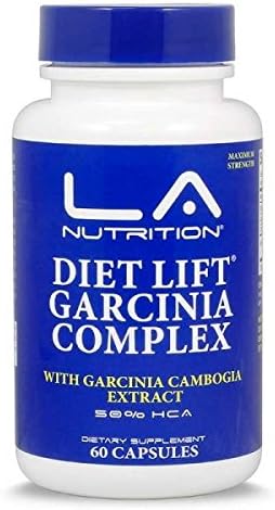 Garcinia Cambogia Diet Lift Weight Loss Supplement Pure Garcinia Cambogia Extract, Fat Burner Appetite Suppressant And Fat Burner Fat Blocker, 60 Capsules