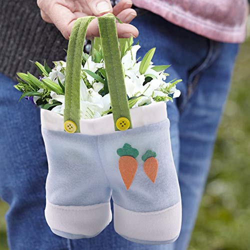 Easter Gift Candy Bags, 3 Pack Easter Egg Bags Pants Style Lovely Bunny Treat Bags