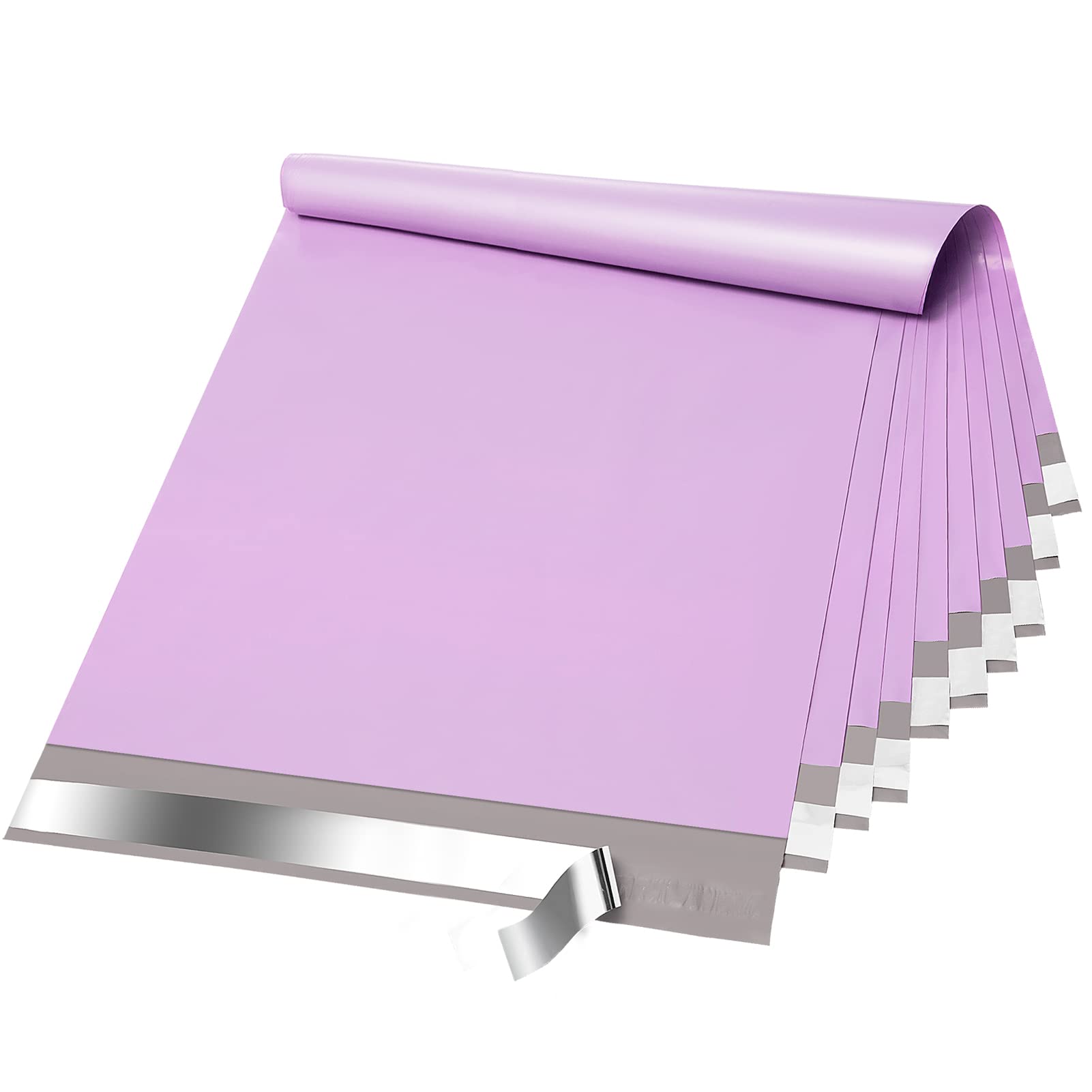 Photo 1 of Fuxury Poly Mailers Large 14.5x19 Inch 100 Pcs,Shipping Bags Strong Adhesive Sealing,Waterproof Packaging Envelopes Postal Mailing Poly Bags for Clothes,Books,Small Business(Purple)