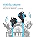Atill Bluetooth Headphones 4.1 Wireless Sport Bluetooth Stereo Earbuds Sweatproof Headset Earphones with Microphone for iOS Android Smartphones and other Bluetooth-enabled Tablets (Blue).