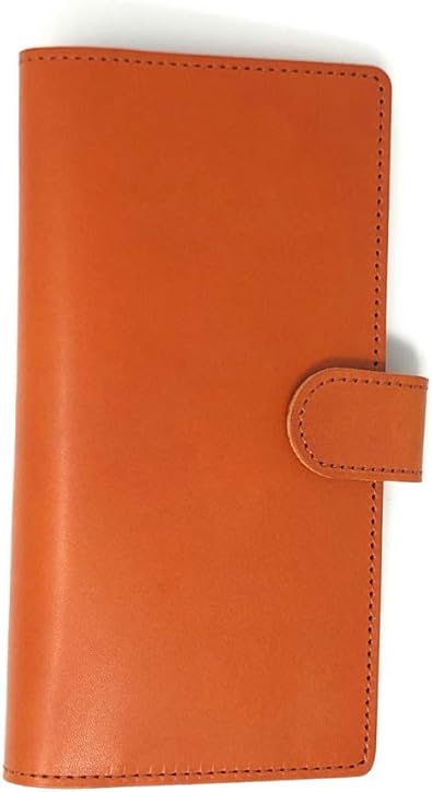 Amazon Co Jp Bell La Bell ベルラベル ほぼ日手帳 カバー 栃木レザー 本革 縦長 Weeks サイズ 日本製 スマート スケジュール帳 手帳カバー メンズ レディース 全6色 オレンジ シューズ バッグ