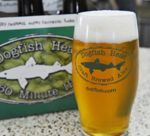 Dogfish Head Craft Brewed Ales - Shaped Pint Glass