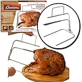 Camerons Upside Down Turkey Dunrite Stainless Steel Cooker, Medium, Silver