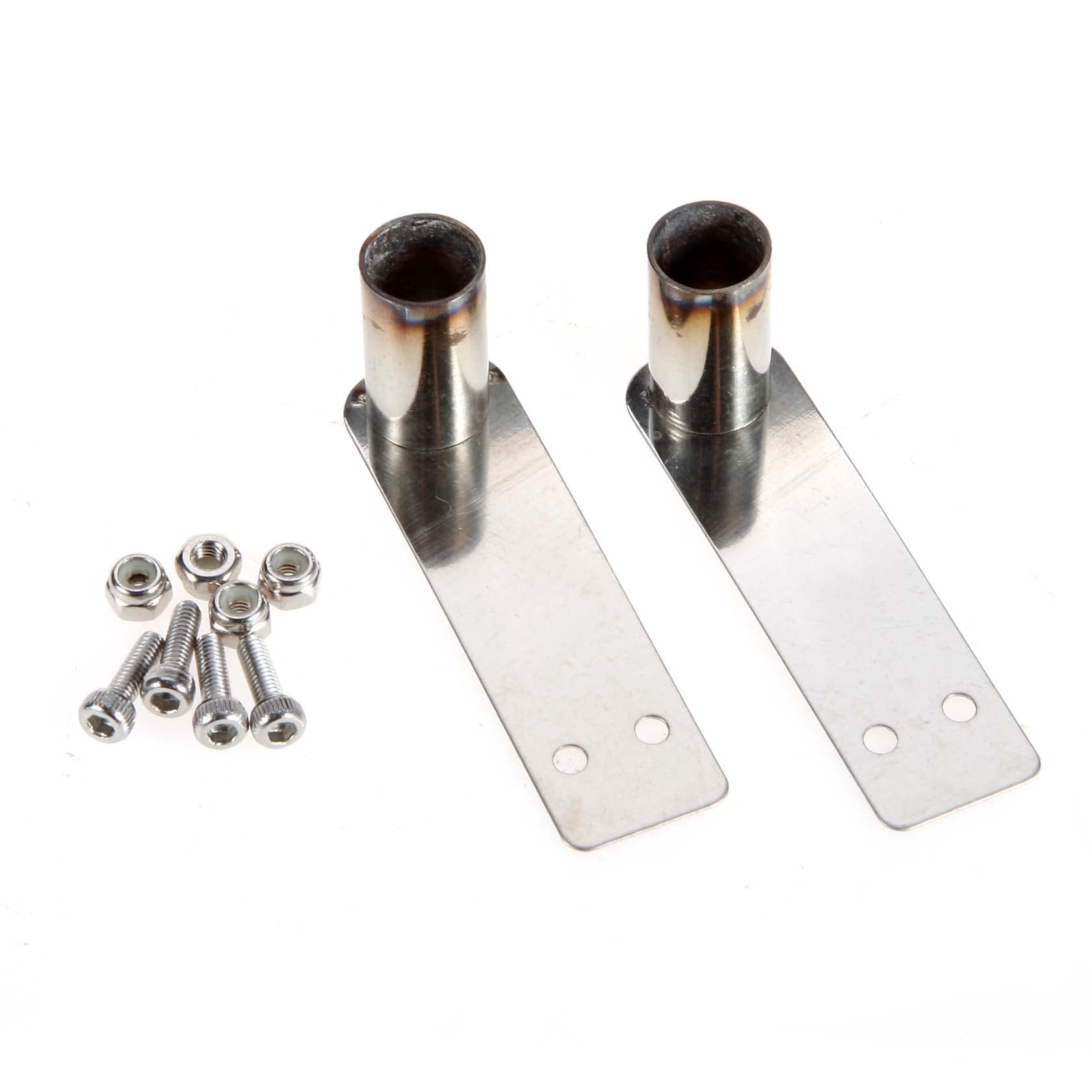 KEEDA Simulation Metal Exhaust Pipe Tail Throat for 1/10 Scale On Road Racing Drift Car Redcat HPI Tamiya HSP94123 Decoration Accessory (Style 1)