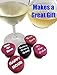 5 Wine Stoppers - Funny Silicone Reusable Corks Best Wine Gifts Add Your Own Personalized Touch on Bottles Top Perfectly Fits to Seal and Preserve Your Favorite Wine Cap Wedding Favor Accessories