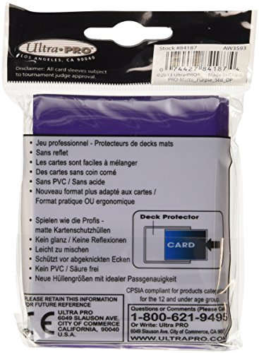 Ultra Pro 50ct Pro-Matte Purple Standard Deck Protectors