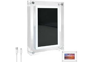 5Inch Digital Photo Frame,WiFi Digital Picture Frame Built in 4GB Memory,Acrylic F-rame Design,IPS Touchscreen,Easy to Share 