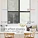 DKTIE Window Film Privacy Frosted Removable Heat Control Glass Covering for Home Office Static Cling Opaque Non Adhesive Door Sticker for Bathroom Matte White 17.7 x 78.7 inches