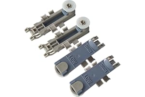 POPBEE WP8561996 Dishwasher Upper Rack Wheel Adjuster, Replace # W10889280 8561996 B0050O2HIO B00JLMM1V4, Replacement for Whirlpool, Maytag, KitchenAid, Magic Chef-Pack of 4