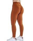AUROLA Seamless Scrunch Tights Tummy Control Gym