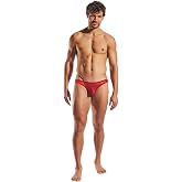 Cocksox Men's Mesh Low Cut Brief With Enhancing Pouch, CX01ME, Rose, XL