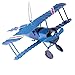URAQT Vintage Airplane Model Metal Handicraft, Wrought Iron Aircraft Biplane, for Photo Props/Christmas/Home Decor/Ornament (3 PCS)