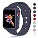 KEASDN Compatible with Apple Watch Band with Case 38mm 42mm, Silicone Sport iWatch Strap Band with Shock-Proof Case Compatible with Apple Watch Series 3/2/1