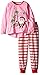Komar Kids Girls' Holly Jolly Jersey/bmj Sleep Set