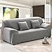 Grey Couch Covers for 3 Cushion Couch Sofa Covers 3 Seater Fabric Slipcover Protector Grey Couch Slipcover Grey