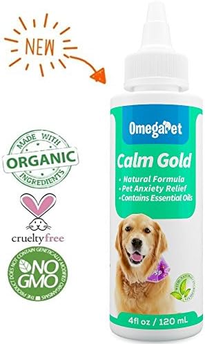 Best Dog Anxiety Relief Drops - Dog Calming Aid for Travel - Improve Mood &amp; Behavior in Dogs &amp; Cats, Essential Oil Formula Treats Infections &amp; Stress, Lavender &amp; Chamomile Formula To Moisturize Fur