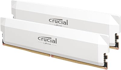 Crucial Pro DDR5 32GB Kit (2x16GB) 6000MHz CL36 White RAM