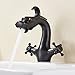 Rozin Dragon Shape Bathroom Sink Faucet 2 Knobs Vanity Basin Mixer Tap Oil Rubbed Bronze