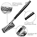 Grill Brush, BBQ Brush Cleaner 3 in 1 Stainless Steel Woven Wire Barbecue Grill Brush with Bristles for Ceramic, Iron, Gas & Porcelain Barbecue Grates