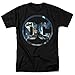 Batman Logo T Shirt & Stickers (X-Large) Black
