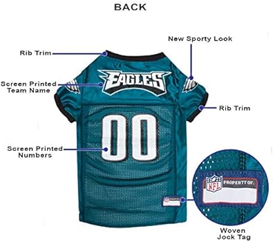 philadelphia eagles dog jersey
