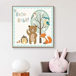 Floating Framed Canvas Wall Art for Living Room, Bedroom Canvas Prints for Home Decoration Ready to Hang - 16x16 inches