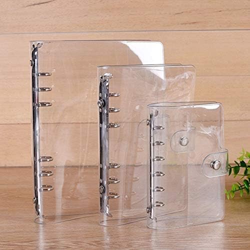 A5 Binder - A5/a6/a7 PVC Notebook Accessory Sheet Shell Office School Transparent Concise 6 Holes Binder Cover #280152