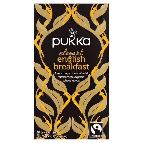 Pukka Herbal Teas Organic Elegant English Breakfast Tea, 20 Count