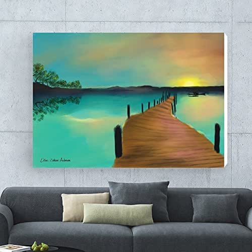 Canvas painting Landscape Wall Art For Home Décor Seaview