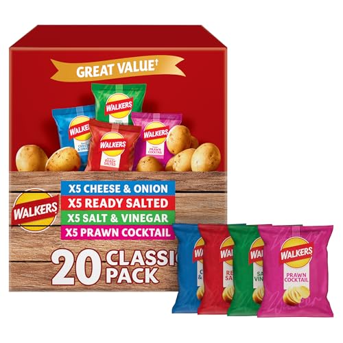 Walkers Classic Variety Multipack Crisps Box 20x25g (£3.15/£2.97 S&S)