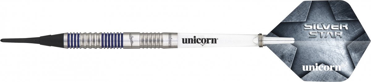 Unicorn Silver Star 80 Percent Tungsten Gary Anderson Soft Tip Darts