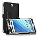 Acer Iconia One 8 B1-850 case, KuGi ® Acer Iconia One 8 B1-850-Multi-Angle Stand Slim-Book PU Leather Cover Case only fit for for Acer Iconia One 8 B1-850 tablet (Black)
