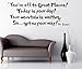 Toprate® Quote Dr seuss You're off to great places... Wall Vinyl Sticker Decals Decor Art Bedroom Design Mural