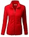 Doublju Womens Long Sleeve Full-Zip Lightweight Plush Sherpa Fleece Thermal Jacket