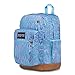 JanSport Cool Student Laptop Backpack - Blue Marble Chevron